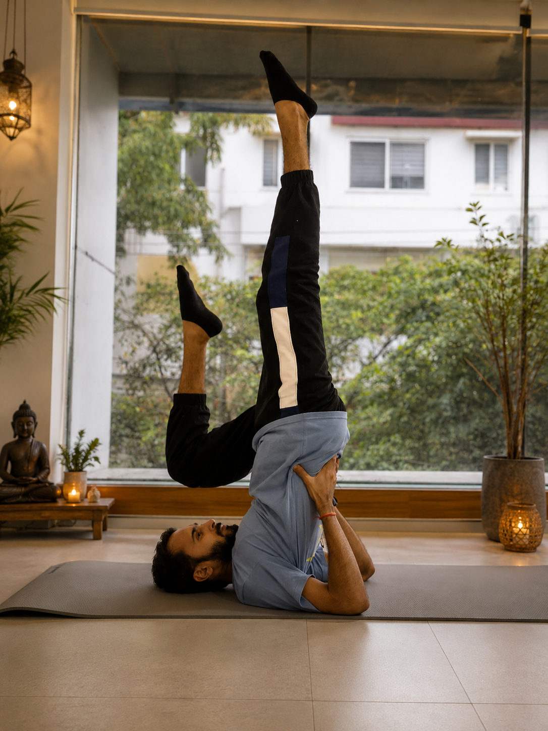 Gaurav Mishra, yoga trainer at AntarLaya Yogashala